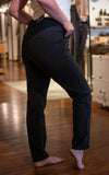 Cut Off Straight Jeans