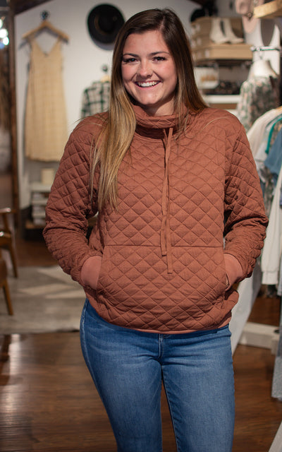 Campfire Quilted Sweatshirt