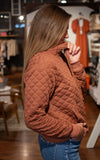 Campfire Quilted Sweatshirt