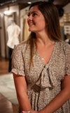 Khaki Comfort Mini Dress